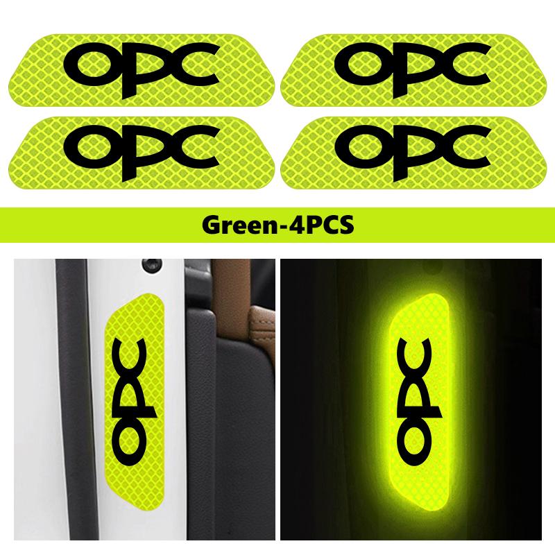 AAAJL1 Car Door Diamond Reflective Sticker Body Side Anti-collision Protection Stickers For Opel Mokka Astra H K J G Corsa D E Vectra C