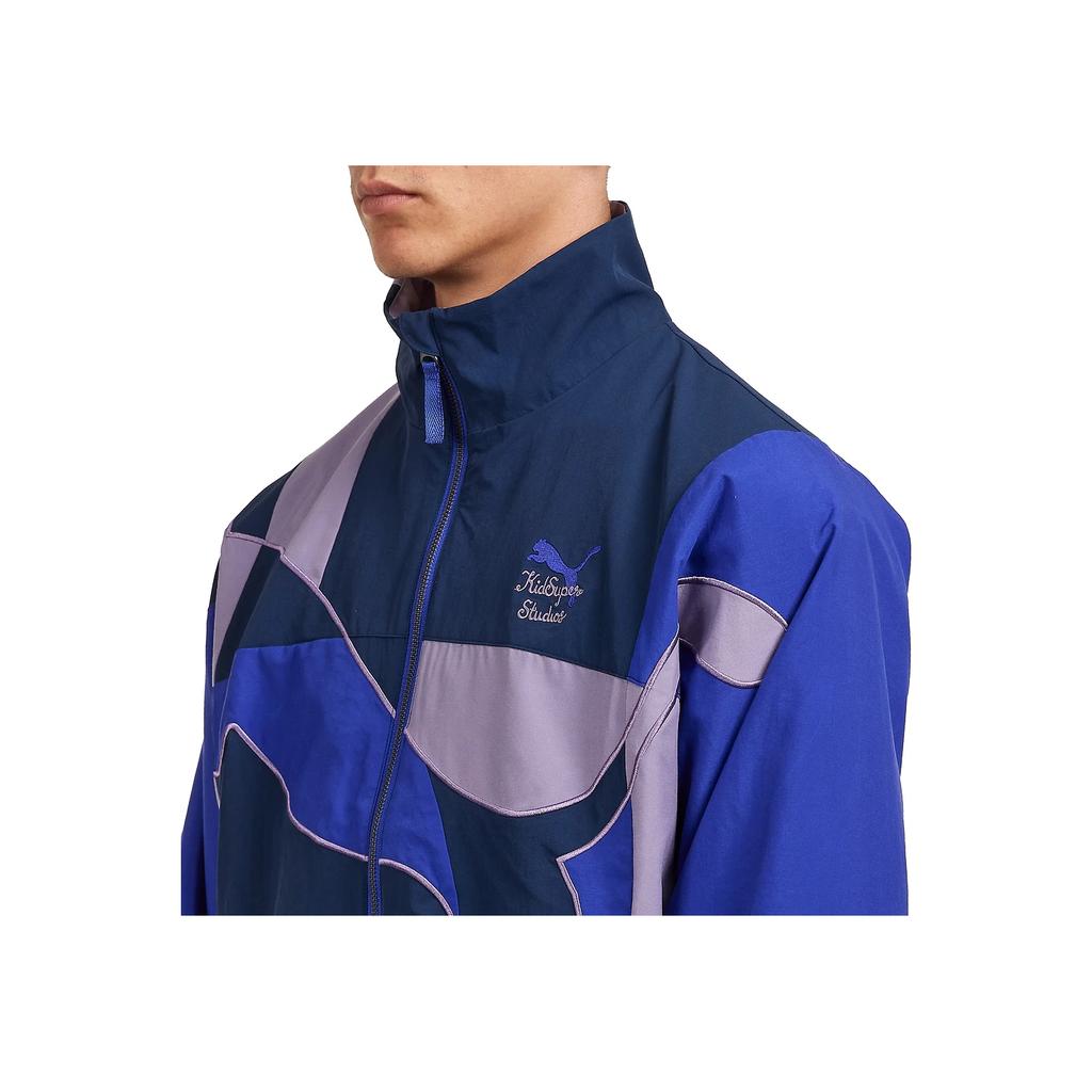 Puma X KidSuper Studios Collaboration Cellarator FW24 Outdoor Casual Zip Long Sleeve Jacket Men Jacket Lapis-Lazuli 626699-27