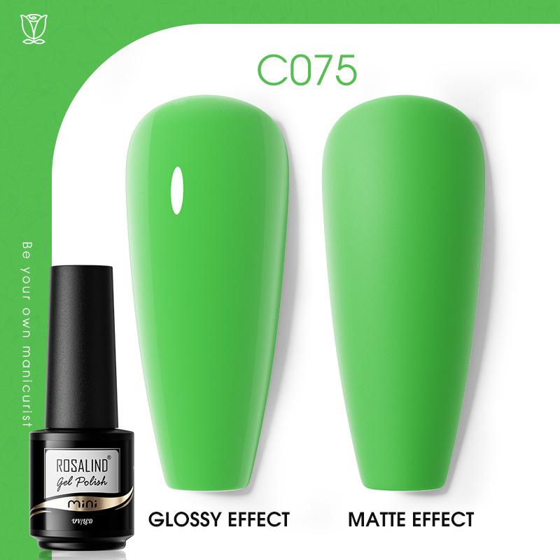 ROSALIND Nail Gels 109 Color Nail Polish Gel Varnish Semi Permanent Gel Nail Polish Soak Off UV Gel Polish Manicure Art Gel For Nail Art Design