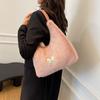 Large Capacity Plush Bag, New Women's Bag, Lazy Premium Plush Shoulder Bag, Commuter Tote Bag.