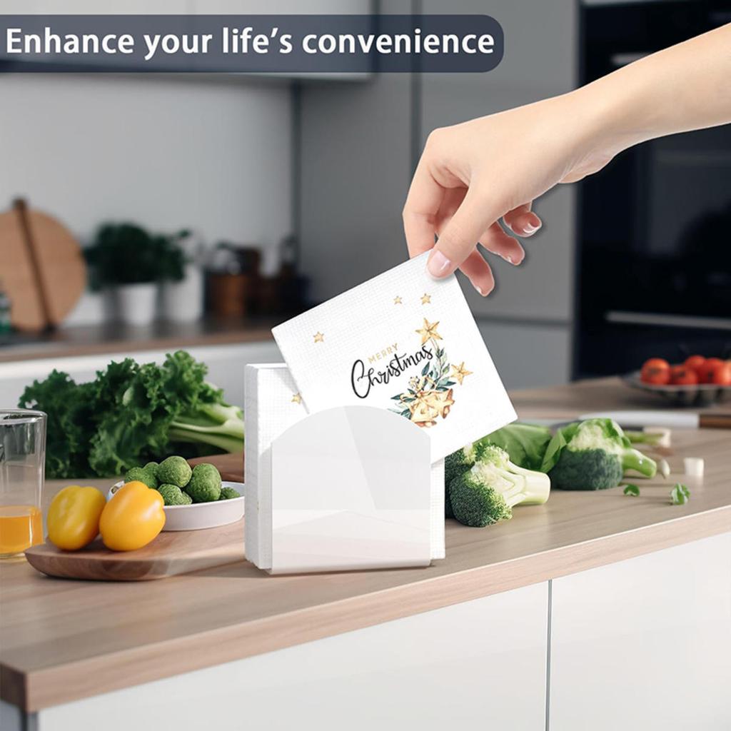 Акриловый диспенсер для салфеток, держатель, поднос для напитков, U-образная прозрачная коробка для салфеток, подставка для салфеток, стойка для хранения носовых платков