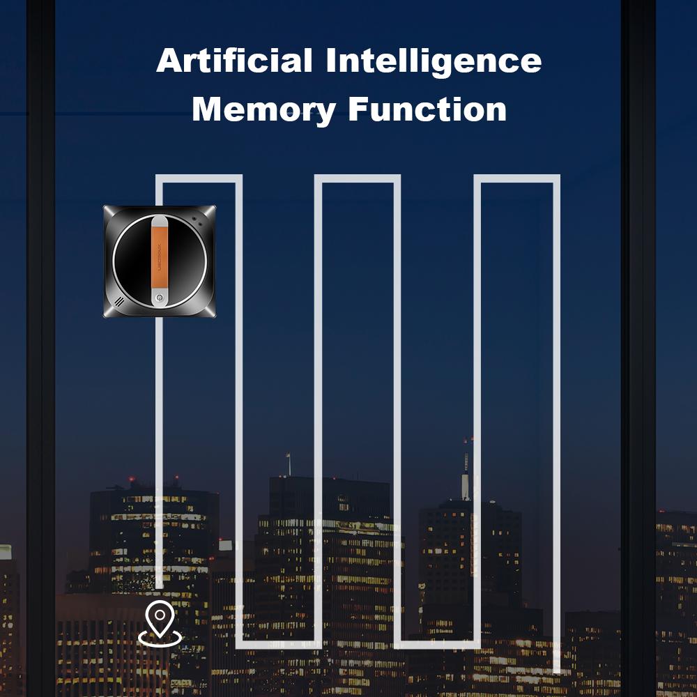 Робот-мойщик окон LIECTROUX YW910, двойной распылитель воды, интеллектуальная память, робот-пылесос, лазерный датчик, домашний настенный робот для мытья стекол