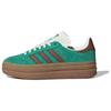Женские кроссовки для образа жизни Originals Gazelle Bold 'Зеленый Коричневый' JP8045