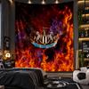 Wall Hanging Tapestry Newcastle United Football Print Cloth for Living Room Bedroom Home Decor