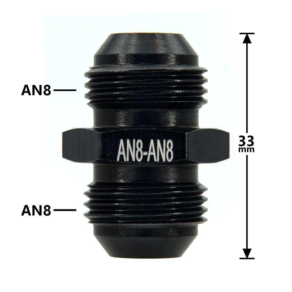 AN6 AN8 AN10 M14 M16 M18 1/2 1/4 3/8 NPT Прямой адаптер-тройник для топливного, масляного, воздушного шланга с наружной резьбой и врезкой