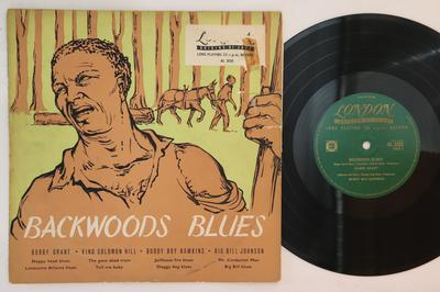 10-дюймовая пластинка VARIOUS - Backwoods Blues AL3535 LONDON 1954 UK Блюз Б/У