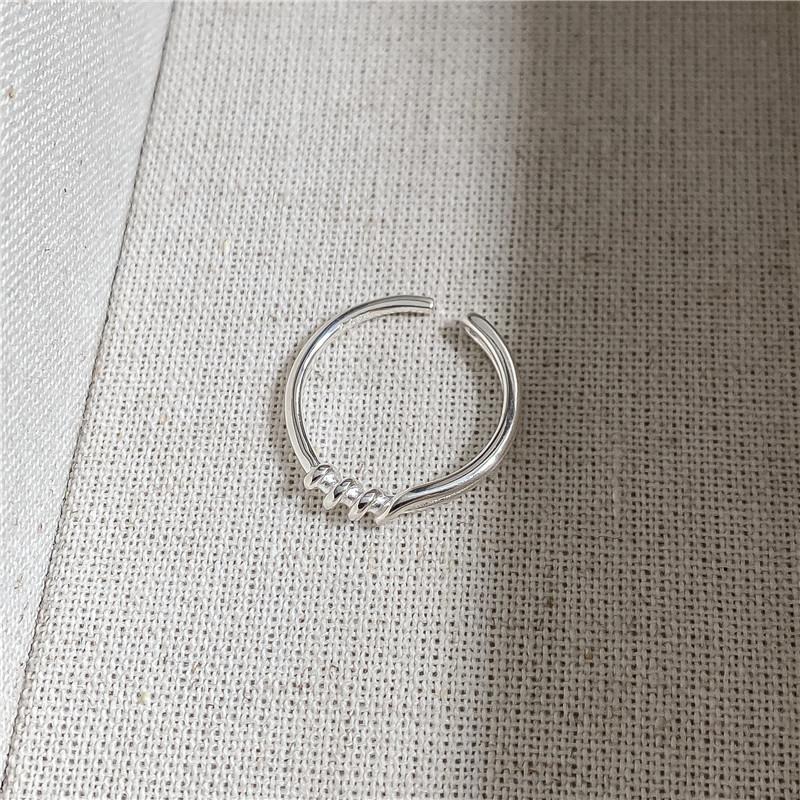 Ada Jewelry Anel Factory Hot Selling Women's Fashion Korean Design Simple S925 Sterling Silver Ring