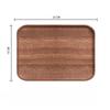Solid Wood Serving Tray Small and Compact Fruit Platter Household Coffee Afternoon Tea Tray Simple Kitchen Bread Dim Sum Plate