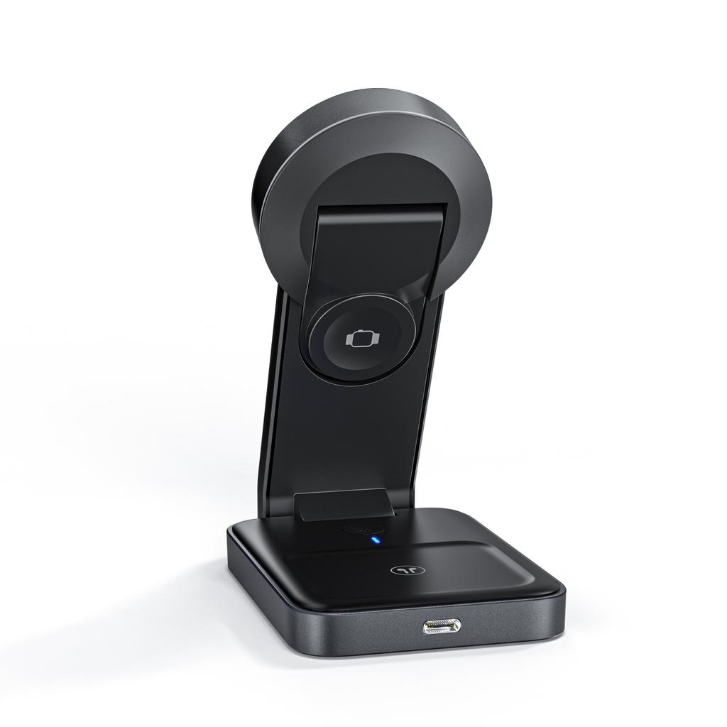 3 в 1 беспроводная зарядная подставка для iPhone Samsung Max складная быстрая зарядная станция док-станция для IWatch AirPods Pro