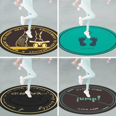 Круговой коврик для прыжков со скакалкой, коврик для прыжков, коврик для занятий фитнесом и йогой в помещении, утолщенный, нескользящий, амортизирующий, спортивный коврик для прыжков со скакалкой