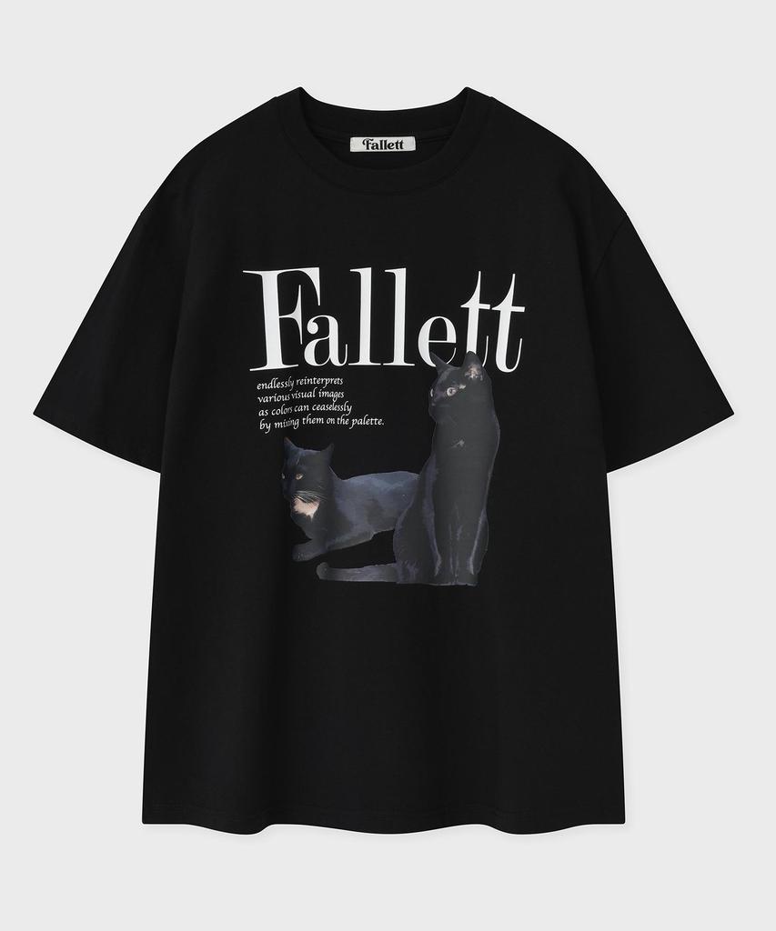 FALLETT Deuce Nero Футболка с коротким рукавом Черная