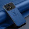 For Xiaomi Poco F6 Pro 5G Case Classic Deer Pattern Fabric Cloth Back Cover On F 6 F6Pro TPU Soft Frame Protect Fundas Pocof6 Pocof6pro