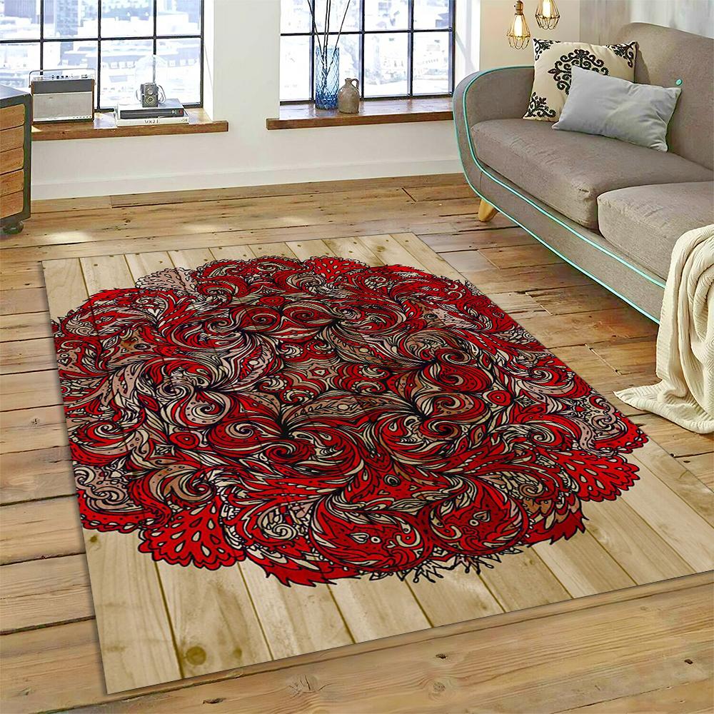 Bohemia Meditation Mandala Flower Carpet Rug for Home Living Room Bedroom Sofa Doormat Deco Mat