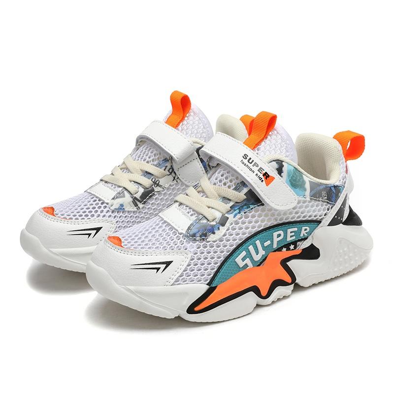 Kids Casual Sport Sneakers Color Block Walking Shoes Sizes 28-40 for School Play Training Travel and Everyday Active Wear