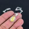 Natural Yellow Opal Locket HandCrafted Fine Polished 925 Sterling Silver Pendant with Morden Design Gift for Wedding Bridal ThanksGiving