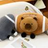 Simulation Capybara Plush Doll Fluffy Capibara Fluffty Doll Capybara Plush Toy  Christmas Toy