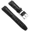 Watch Strap for Swatch 17mm 19mm Genuine Leather Watchband High Quality Wristband Men Women Waterproof Soft Bracelet Accessories