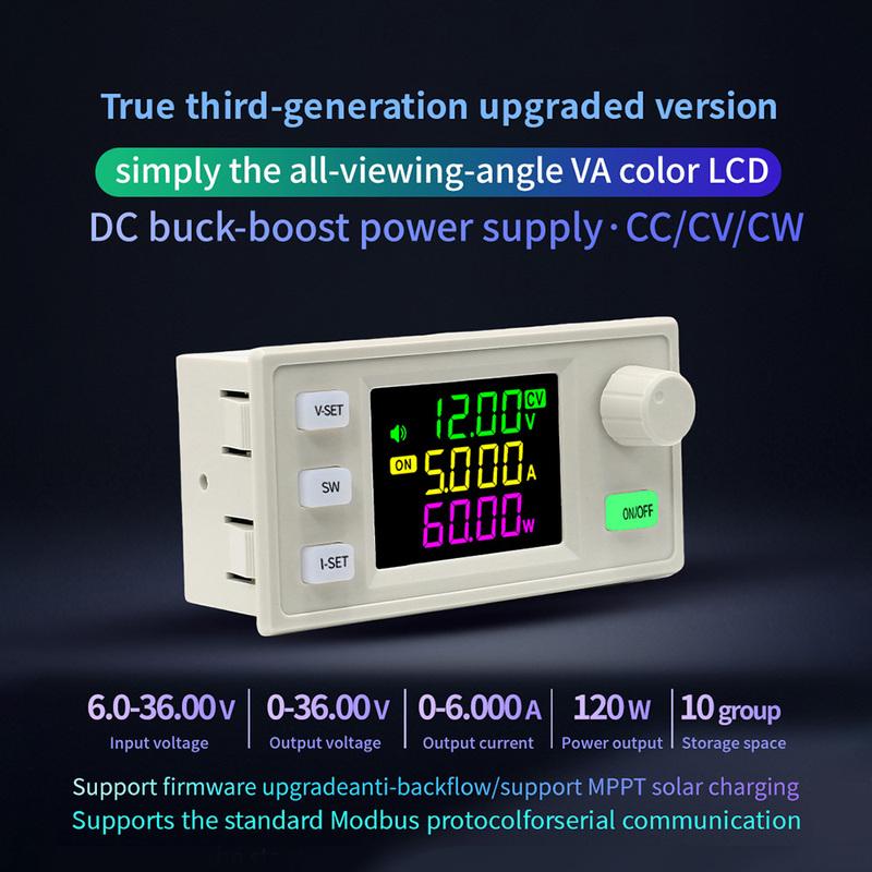 SK60X 60W 120W CNC Buck Boost DC Adjustable Voltage Regulator Power Supply Constant Voltage And Current Solar Charging Module.