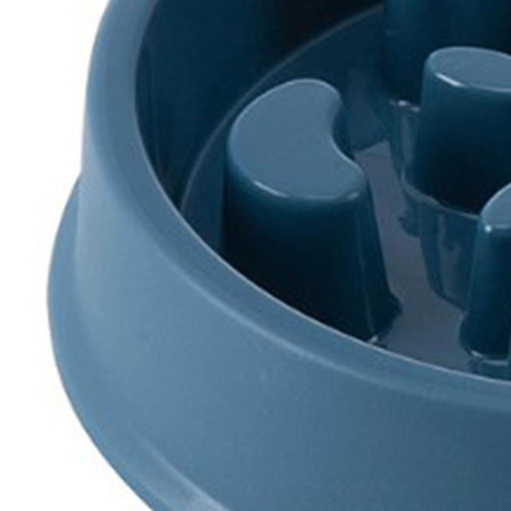 Slow Feeder Dog Bowl Petal Type Prevent Choking Puzzle Slip Resistant Bowl for Pet Supplies Dark