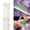 Линейка для алмазной вышивки 5D 16x4 см Нержавеющая сталь Линейка для выкладки алмазов Практичная 400 отверстий для наборов для алмазной вышивки своими руками