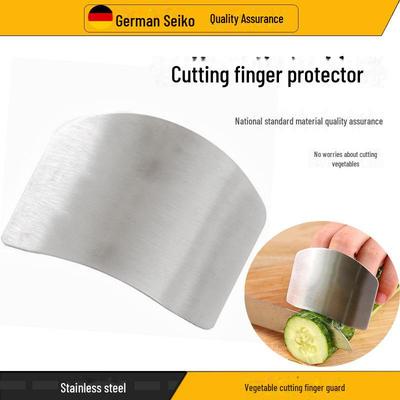 Кухонная защита для пальцев из нержавеющей стали для безопасной резки овощей и рук
