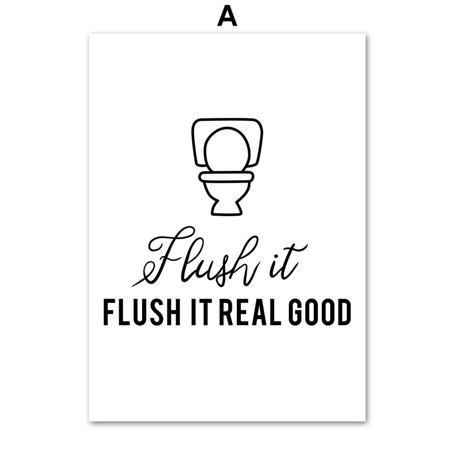 Забавная цитата, щетка для туалетной бумаги, зубы, ванна, настенная живопись на холсте, постеры на скандинавскую тему и принты, настенные панно для декора ванной комнаты