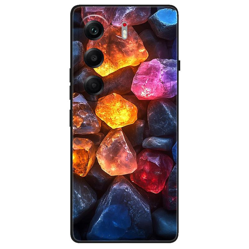 Чехол для Tecno Camon 40 4G Мраморный Мягкий Матовый Силиконовый Задний Чехол для Tecno Camon 40 Pro 4G 5G Camon40 Чехол для Телефона с Полным Покрытием
