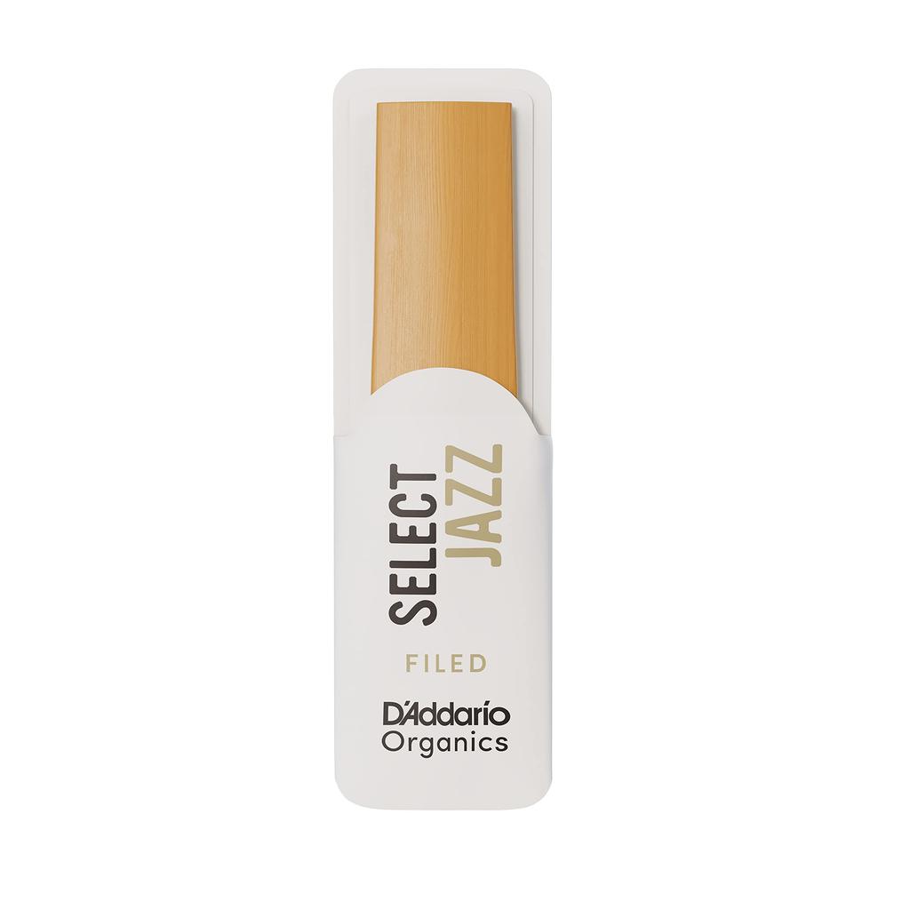 WoodWinds Select Jazz Field Трости для саксофона-альта USDA Organic ORSF10ASX3H D'Addario, Сертифицированные, [Жесткость 3H], Упаковка 10 шт.