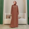 Large Size Women Stone Evening Dress Islamic Muslim Long Hijab Clothing New Season High Quality Invitation Fashion