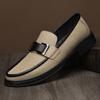 FashionNew Мужские лоферы из натуральной кожи, повседневная официальная обувь для мужчин, дизайнерские туфли без застежек для офиса, мокасины для ходьбы