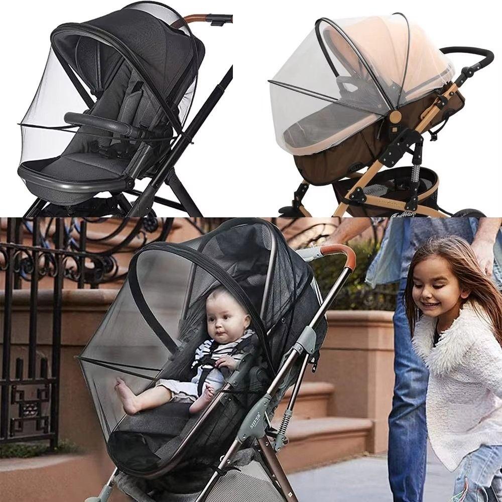 Full Cover Baby Pram Mosquito Nets Foldable Pushchair Mosquito Nets  Summer