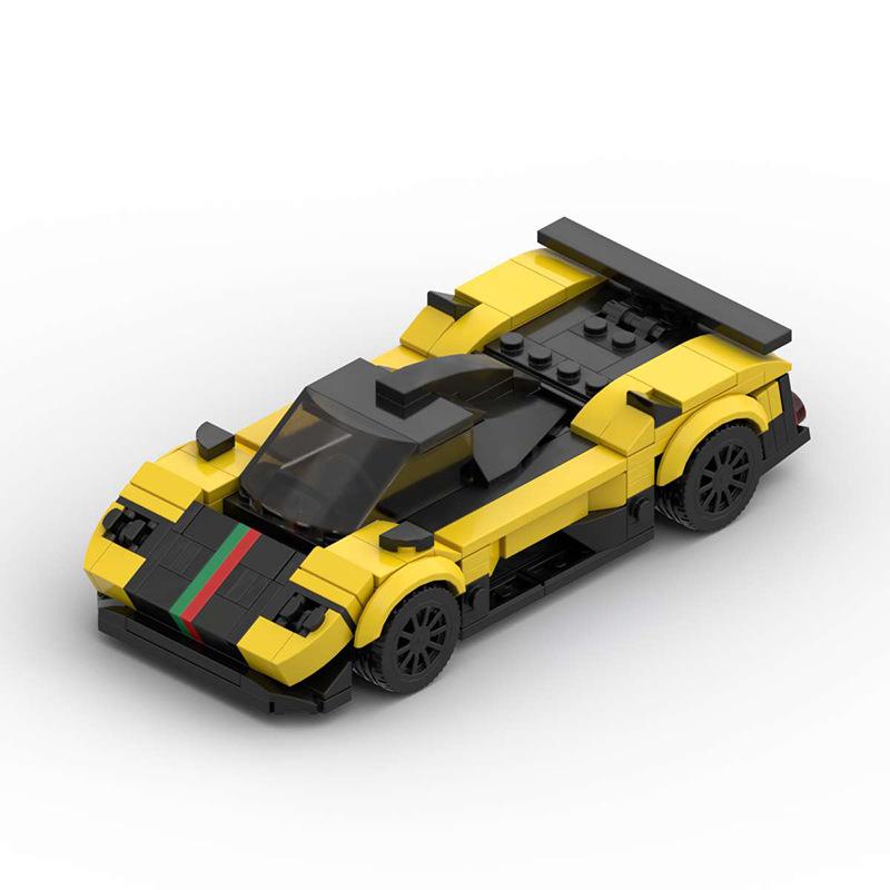Совместимый с конструктором Pagani Креативная сборка Спортивный автомобиль Гоночный Подарок Модель Мелкие детали Образовательная игрушка