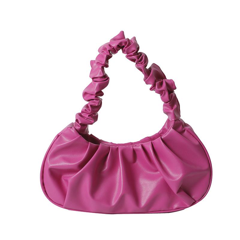 Облачная плиссированная сумка женская весенняя новая сумка под мышку модная наплечная сумка