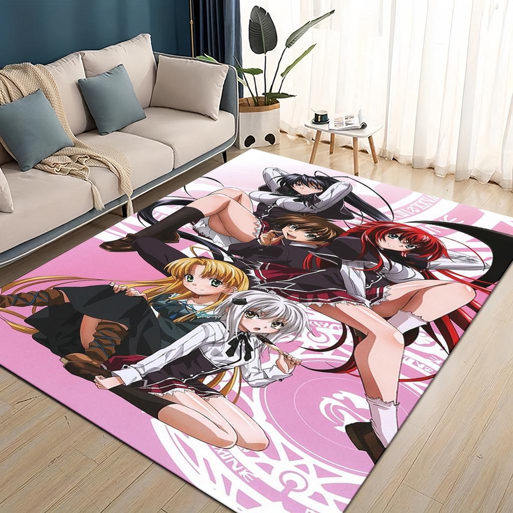 3D Мультяшный Ковер High School DxD Сексуальная Девушка Риас Акено Азия для Гостиной Спальни Дома Украшение Дивана, Нескользящий Коврик