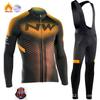 Fleece Cycling Jersey Long Sleeve Winter Thermal Bike Wear Men Women Road Team Apparel
