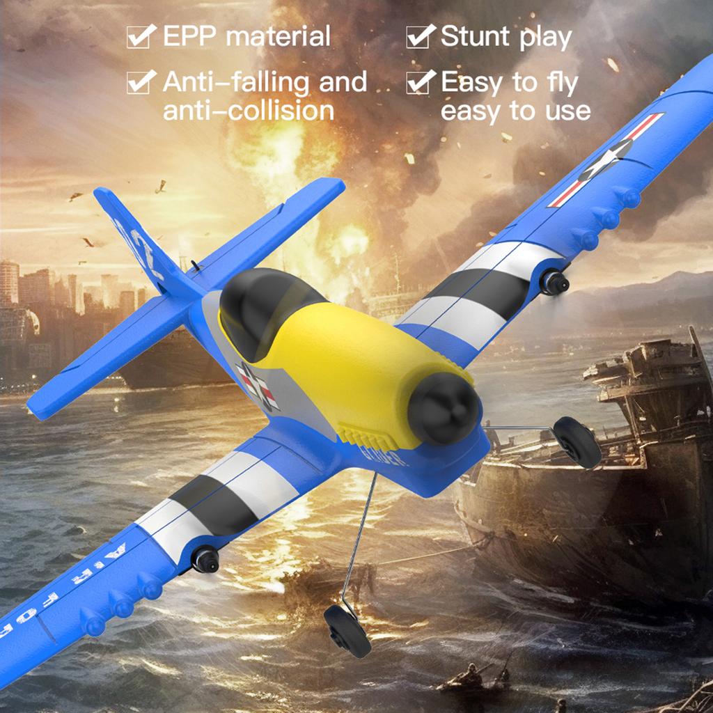 Remote Control Airplane 2.4GHz Glider Remote Control Plane for Kids 3CH Remote Controll Aircraft