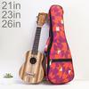 21 / 23 / 26 Inch Red Portable Ukulele Bag 10mm Sponge Padded Soft Case Gig Ukulele Backpack