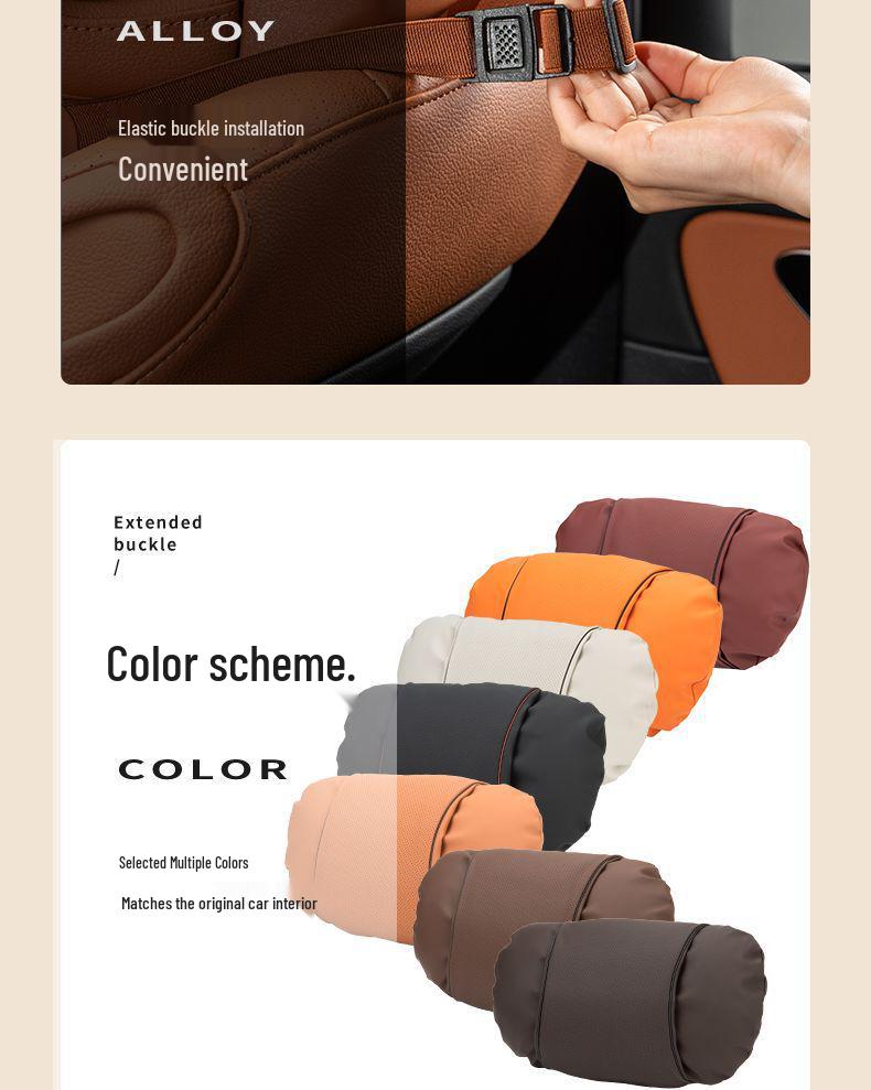 Compatible with car headrests, backrests, S-Class Maybach M9 seats, lumbar and neck supports, and car pillows.