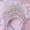 Pearl Zinc Zinc Alloy Queen Letter Birthday Hair Hoop Rhinestone Crown Happy Birthday Headband Female Jewelry