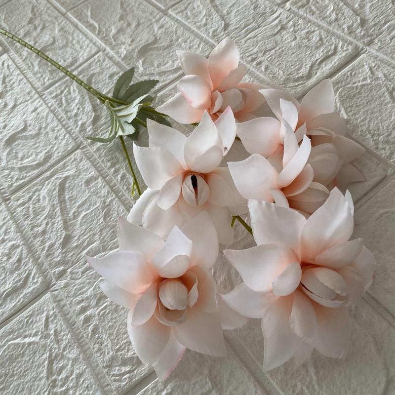 Цветок Гардения Искусственный Свадебный Отель Ресторан Украшение Орнамент Настольный