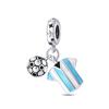 DIY Jewelry Bracelet Accessories Sports Fitness Dumbbells Football Basketball Baseball Charm Charm Charm Beads 925 Silver 2026