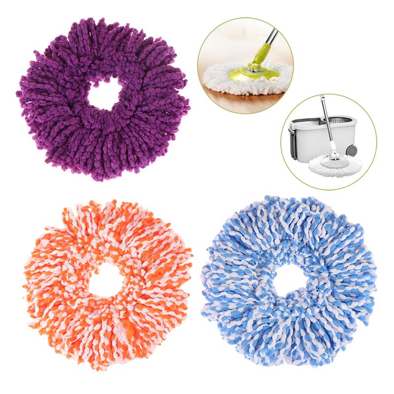Утолщенная хлопковая головка из микрофибры, волшебная швабра на 360 градусов, вращающаяся универсальная вращающаяся швабра, сменная насадка, бытовые чистящие средства, 16 см