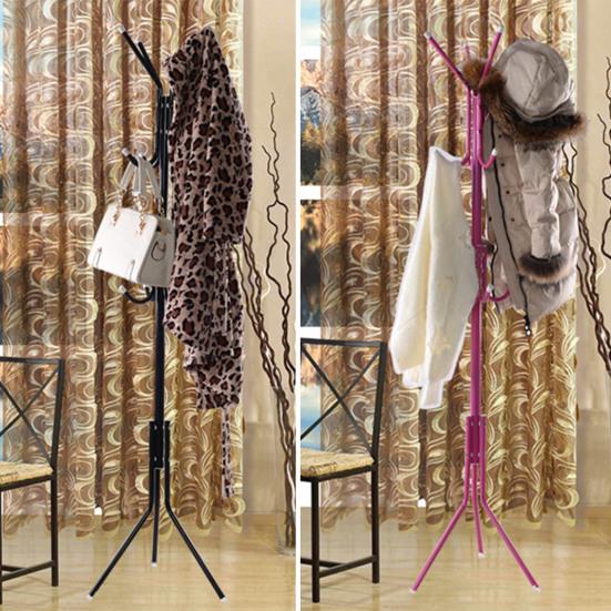 Yousheng Coat Rack with 12 Hooks Freestanding Coat Stand for Entryway Hallway Bedroom And Office Metal Coat Tree Holder for Coats Hats And Bags