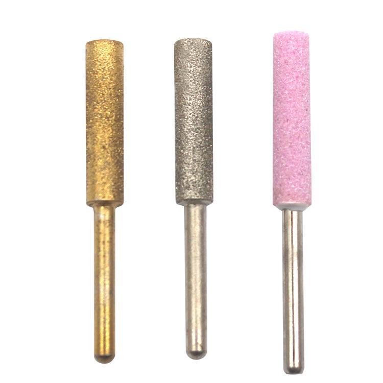 Заточная головка для электрической цепной пилы с хромированным корундовым кругом