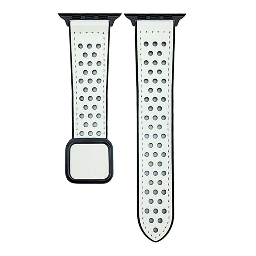 Ремешок для Apple Watch Series 10 Ultra 9 8 7 SE 6 5 4 3 2 1 46 мм 49 мм 45 мм 44 мм 42 мм Квадратная магнитная застежка Силиконовый ремешок