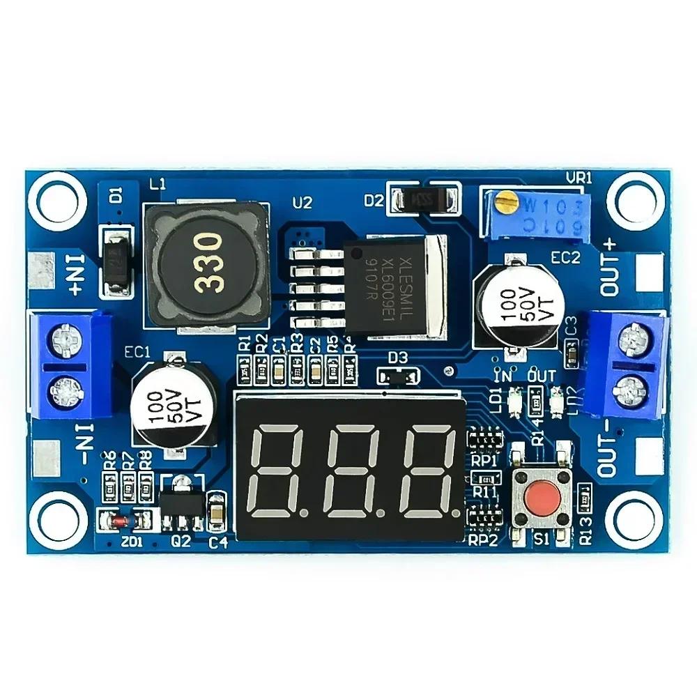 LM2596 DC DC Понижающий Преобразователь Регулятор Напряжения Светодиодный Дисплей Вольтметр 4.0~40 до 1.3-37В Понижающий Адаптер Регулируемый Источник Питания