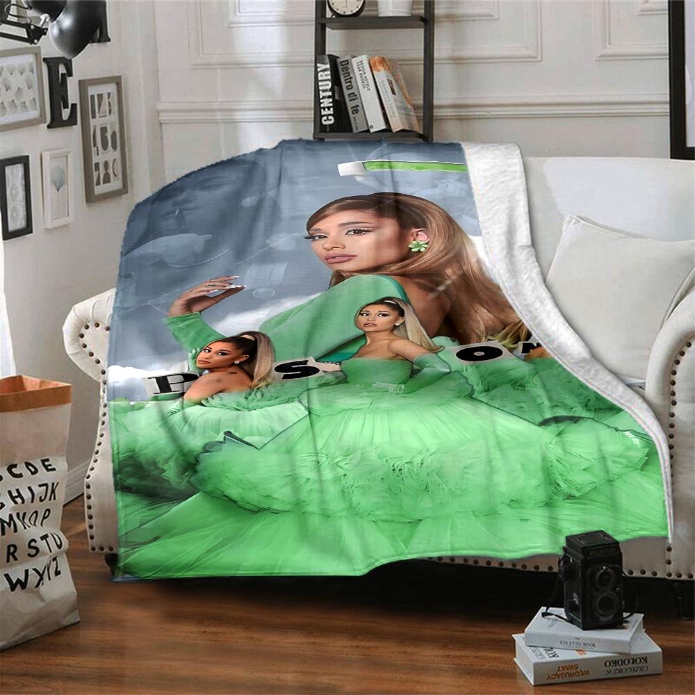 Green Fantasy Fashion Blanket Soft Throw Blanket For Home Bedroom Bed Sofa Travel Office Solid Christmas Blanket