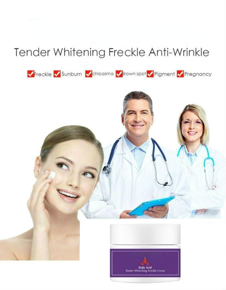 Отбеливающий крем для лица с койевой кислотой, корректор темных пятен от мелазмы и прыщей