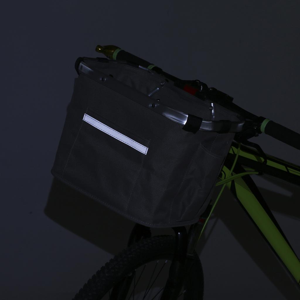 Lixada Велосипедная корзина Велосипедная корзина на руль Передняя корзина Сумка-переноска для питомцев для покупок, поездок на работу