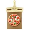 Sliding Pizza Peel with Hanging Hole Convenient Pizza Spatula Paddle Non-stick Pizza Shovel for Home Kitchen